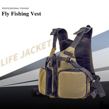 Outdoor Sport Fly Fishing Vest Men Multi Function Mesh Safety Life Jacket Waistcoat Survival Utility Vest Colete Salva-Vidas M36 2024 - buy cheap