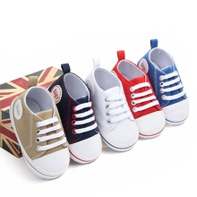 Baby Girls Baby Boys Canvas Shoes Spring Autumn Cute Newborn Infant Toddler Crib Sneakers Soft Sole Floor First Walkers TS111 2024 - buy cheap