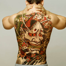 Временные мужские татуировки, переводная татуировка, Большая татуировка на спину, имитация крыльев дракона, татуировки и боди-арт, стикеры, сексуальные Переводные картинки, большие 2024 - купить недорого