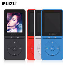 Ruizu-mini tocador de música portátil x20 com tela de 1.8 unidades, 8gb, rádio fm, e-book, gravação de vídeo e áudio 2024 - compre barato