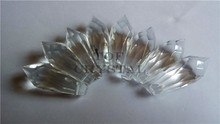 50Pcs 38mm Icicle U-drop Crystal Prism Free Shipping 2024 - buy cheap