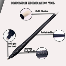 10pcs/lot Disposable Microblading Pen Permanent Makeup Tattoo Eyebrow Manual Pen Tools With 7/12/14/16/18U Piin Embroidery blade 2024 - buy cheap