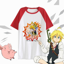 Nueva camiseta de los siete pecados capitales Anime Meliodas Cosplay Casual hombres mujeres Tops camisetas 2024 - compra barato