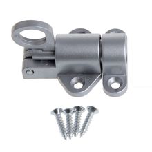 Window Gate Security Pull Ring Spring Bounce Door Bolt Aluminum Latch Lock Grey 2024 - buy cheap