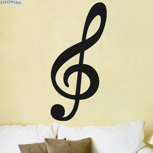 ZOOYOO большой размер высокие клещи музыкальные нотки настенные стикеры домашний декор Съемные Виниловые настенные наклейки для гостиной художественные фрески 2024 - купить недорого