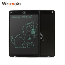 Wrumava 12 Inch LED advertising Writing tablet Drawing board Handwriting Drawing Sketching Graffiti for kids office business 2024 - buy cheap