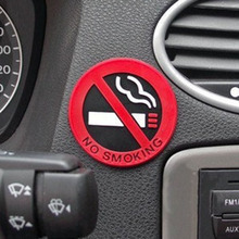 Rubber NO SMOKING Sign Tips Warning Logo Stickers Car Taxi Door Decal Badge Glue Sticker Promotion Dropship 2024 - buy cheap