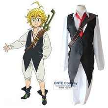 Anime The Seven Deadly Sins Cosplay Costumes Nanatsu No Taizai Dragon's Sin of Wrath Meliodas Men Clothing Full Outfit 2024 - buy cheap