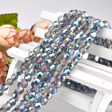 Cuentas redondas de cristal de 8mm para fabricación de joyas, lote de 715 unidades, medio transparente, color verde, espaciador suelto, DIY, venta al por mayor 2024 - compra barato