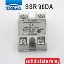 90DA SSR input 3-32V DC load 24-380V AC single phase AC solid state relay 2024 - buy cheap