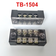 5 unids/lote bloque Terminal TB-1504 montaje en Panel conector Terminal 600 V a 4 posiciones 2024 - compra barato