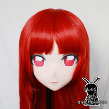 (KM5157)Quality Handmade Female/Girl Resin 3/4 Head Japanese Cartoon Character Cosplay Kigurumi Mask Crossdresser 2024 - buy cheap