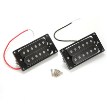 Humbucker-Pastillas de guitarra eléctrica de doble bobina + tornillo de marco, 2 uds. (1 Juego) 2024 - compra barato