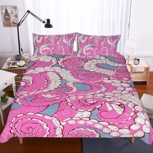 Ocean Octopus Comfortable Bedding Set King Size Bedclothes Quilt Cover Gothic World Map Designer Bedding Sets Bedlinen F 2024 - buy cheap