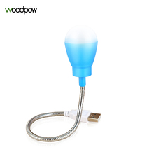 Woodpow USB LED Mini Flexible Bulb Light Keyboard Lamp Night Light Protable Travel Power Bank Lights for Kids Room and Computer 2024 - buy cheap