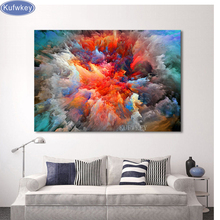 Full Square diamond 5D DIY Diamond Painting Abstract,3d Diamond Embroidery store,Cross Stitch Mosaic diamond"Colorful Clouds"art 2024 - buy cheap