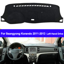 TAIJS Car Dashboard Cover Dashmat For Ssangyong Korando 2011 2012 2013 Auto Dash Mat Sun Shade Dash Board Cover Pad Carpet 2024 - buy cheap