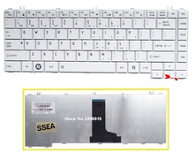 Nuevo teclado de EE.UU. blanco para teclado de portátil Toshiba L600 L600D L630 L640 L640d L645 C600 C645 L700 L730 L740 L745 L745D L730 L735 2024 - compra barato