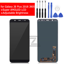 for Samsung Galaxy J8 Plus 2018 LCD Display Touch Screen Digitizer LCD Display for Galaxy J8 Plus 2018 J805 Repair Spare Parts 2024 - buy cheap