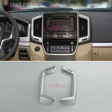 2016-2017 Interior Air Conditonner Vent Cover Trim AC Outlet Panel Chrome Car Styling For Toyota LC Land Cruiser 200 Accessories 2024 - buy cheap