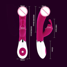 G-spot didlo вибратор 30 скоростей Вибрационный массажер Кролик Вибраторы силиконовый вибрирующий пенис секс-изделие для взрослых секс-игрушки для женщин 2024 - купить недорого