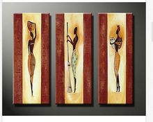 hand painted canvas oil paintings modern african woman abstract oil paintings figure  tableaux africains wall art decor bedroom 2024 - buy cheap