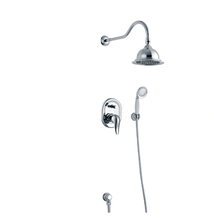 Free ship wall mounted chrome  finish waterfall shower and bath tub faucet mixer tap 2024 - buy cheap