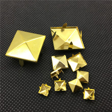 Big Sale 7mm 500pcs/lot Gold Color Square Rivets,Studs And Spikes ,DIY Garment Rivet Spikes Clothing Accessories Materials 2024 - buy cheap