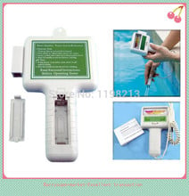 Medidor de ph da água e nível de cloro, portátil, testador de qualidade de ph da água, cl2, para piscina, spa, pc101 2024 - compre barato