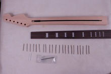 one unfinished electric guitar neck mahogany made and  rose wood fingerboard Bolt on 22 fret   0113# 2024 - buy cheap