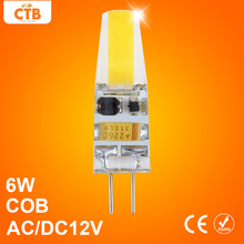 Led G4 bombilla COB SMD AC DC 12 V 6 W llevó las luces de iluminación sustituir halógenas G4 para proyector 2024 - compra barato