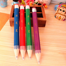 1pc Big 3cm Diameter Scholar's Pen HB Wooden Pencil Student Stationery Chinese Good Wishes Pencil School Student Creative Gift 2024 - buy cheap