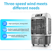 Ar condicionado inteligente ventilador/ventilador de refrigeração casa ventilador de ar de controle remoto ventilador de ar ar condicionado de água evaporativo 2024 - compre barato