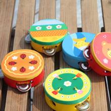 Детские барабанные деревянные музыкальные инструменты для детей детский сад Вечерние игры для родителей и детей музыкальные барабаны развивающие игрушки подарок на день рождения 2024 - купить недорого