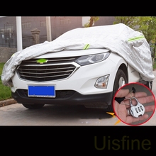 Ropa especial para coche, cubierta de coche con película de aluminio, impermeable, protector solar a prueba de polvo, accesorios para Chevrolet Equinox 2017 2018 2019 2024 - compra barato