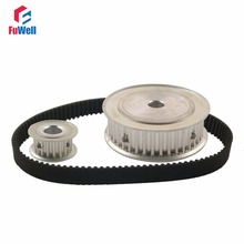 HTD5M Reduction Timing Belt Pulley Set 15T:60T 1:4/4:1 Ratio 80mm Center Distance Toothed Pulley Kit Shaft 5M-365 Gear Pulley 2024 - buy cheap