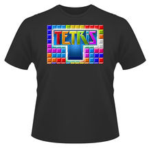 Tetris Retro Video Game, Men's T-Shirt, Ideal Gift or Birthday Present. New T Shirts Funny Tops Tee New Unisex Funny Tops 2024 - buy cheap