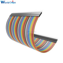 2 x 40PCS 10CM 2.54MM Row Male to Male Dupont Cable Breadboard Jumper Wire For arduino 2024 - buy cheap