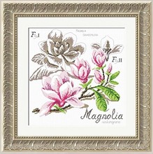 Embroidery Package Top Quality  Cross Stitch Kits Magnolia Blossom Flower Hot Sell 2024 - buy cheap