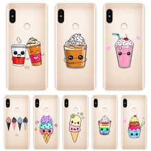 Back Cover For Xiaomi Redmi Note 6 Pro 5A Prime 5 4 4X Ice Cream Soft Phone Case Silicone For Pocophone F1 Redmi S2 6A 5 Plus 4A 2024 - buy cheap