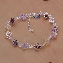 Free shipping jewelry silver plated  jewelry bracelet fine fashion bracelet top quality wholesale and retail SMTH220 2024 - buy cheap
