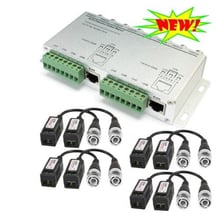 HD 8Channel & 8X 1CH Passive BNC Video Balun Via Twisted Pairs System IP 2024 - buy cheap