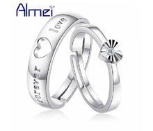 Anillo de amor ajustable para hombres y mujeres, joyería de boda, regalo para enamorados, J486, 49% de descuento 2024 - compra barato