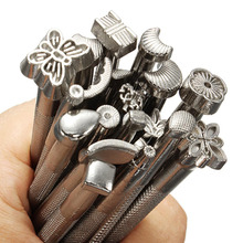 20pcs/lot DIY Leather Tool Sewing Alloy Leather Craft Stamps Set Working Saddle Making Carving Tools Set for Leather Ferramenta 2024 - buy cheap