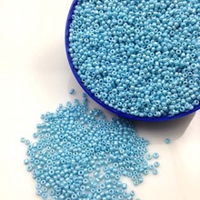 16g 1000pcs 2mm AB Sky Blue Colorful Round Opaque Loose Spacer Bead Cezch Glass Seed Beads Handmade Jewelry DIY Garment Beads 2024 - buy cheap