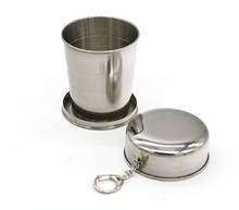 NEW 240ml Stainless Steel Portable Outdoor Travel Camping Folding Collapsible Cup Telescopic cup for Wine Tea Water 2024 - buy cheap