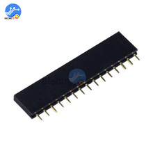 10PCS 15 Pin Single Row Feminino Em Linha Reta Pin Header 2.54 milímetros Pitch Conector Tira Tomada 15Pin para Arduino PCB conector da placa 2024 - compre barato