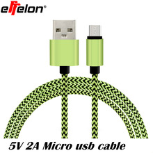 Effelon универсальный 5 В 2а micro usb шнура синхронизации данных кабель зарядного устройства для samsung для sony huawei для lg usb кабель кабель зарядного устройства 2024 - купить недорого