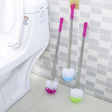 1pc Portable Toilet Brush Scrubber Cleaner Clean Brush Bent Bowl Handle Toilet Brush JH 0765 2024 - buy cheap