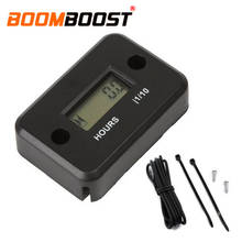 ATV Snowmobile Marine Boat Ski Dirt Gas Engine Mini Inductive Digital Hour Meter Waterproof LCD Display for Bike Motorcycle 2024 - buy cheap